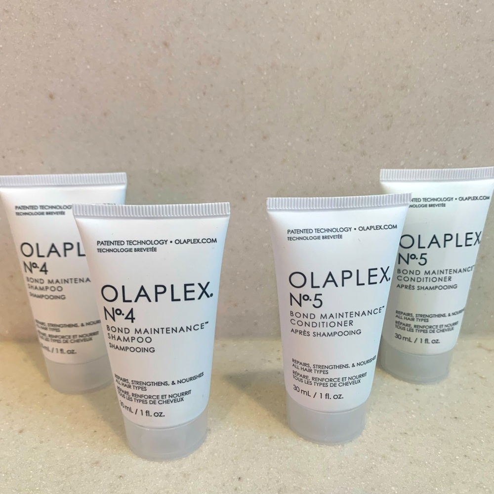 Olaplex travel shampoo and conditioner